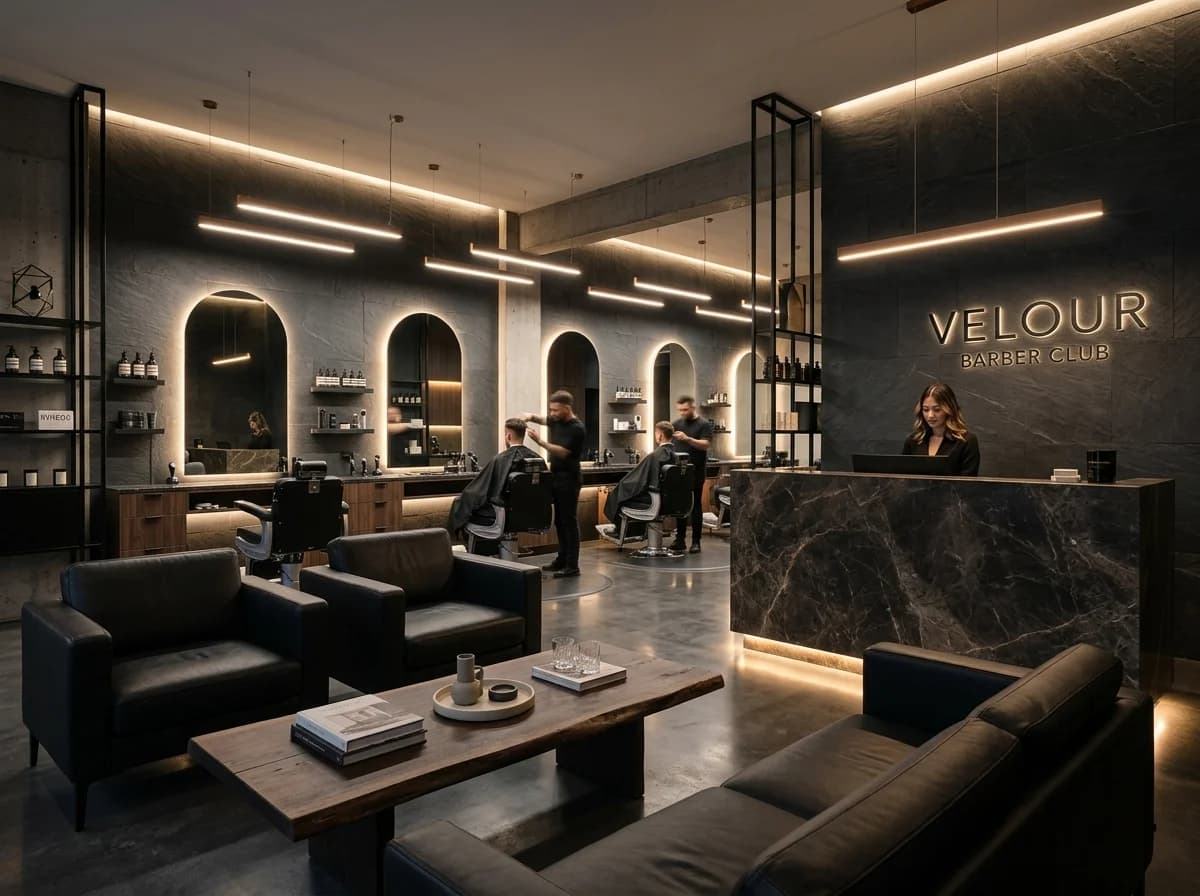 Espaço exclusivo da Alpha Barber Club